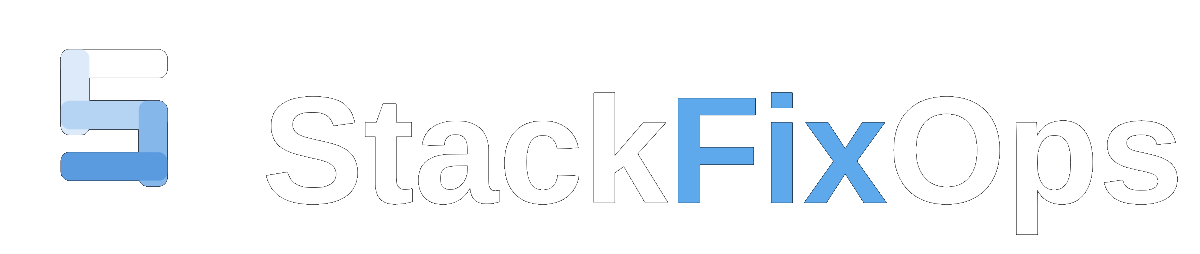 StackFixOps logo