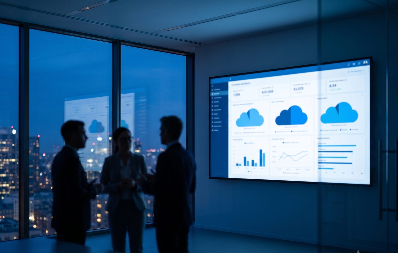 Salesforce CRM configuration dashboard on a screen